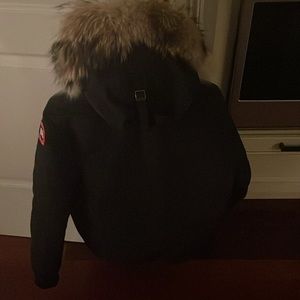 Grey Canada goose bomber